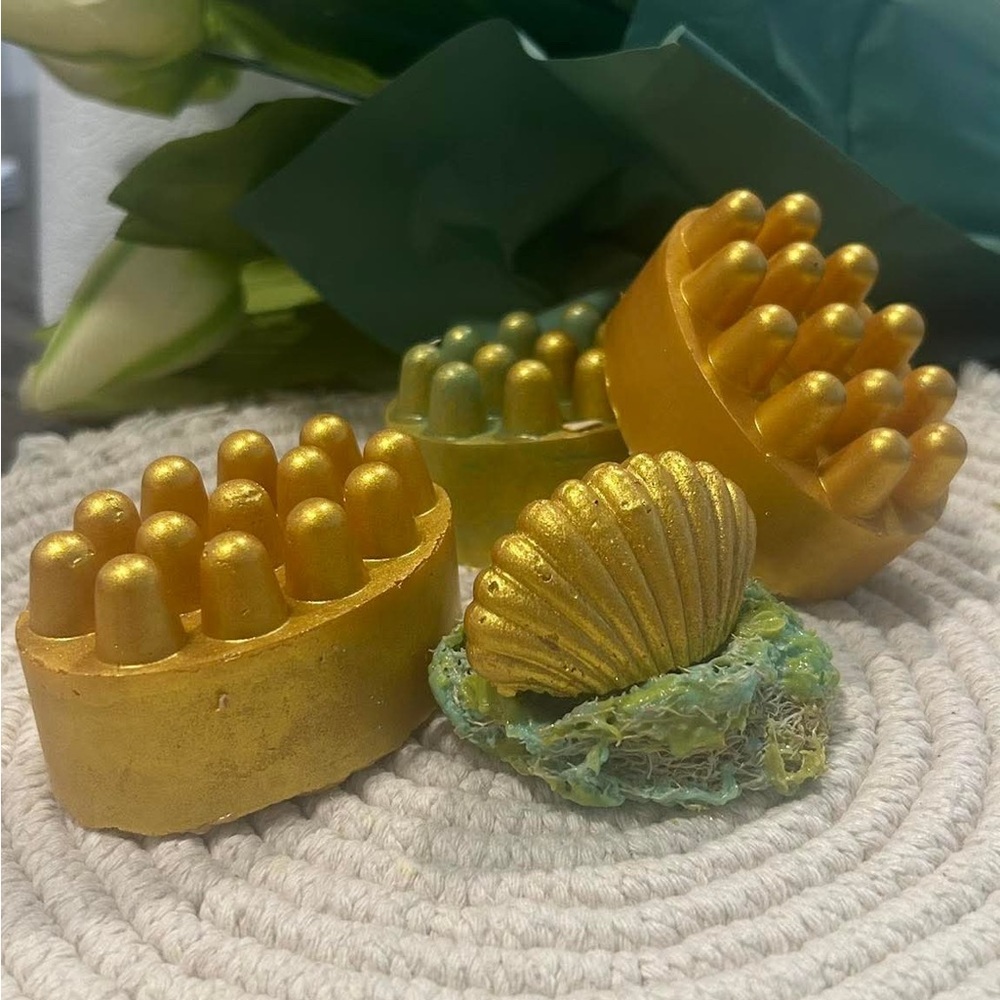 Gold Shell Soap Set Colección DUBAI $25